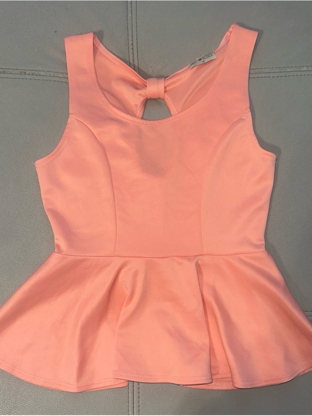 Free Kisses Coral Pink Women's Intimates Top
